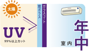 UV(紫外線)カット